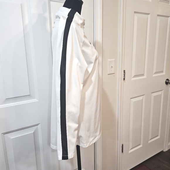 Nike Soccer Drill top size large white with black ships on sleeves - Picture 4 of 11